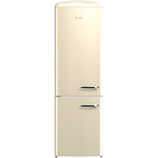 Gorenje Retro Collection ORK193C-L 70/30 Fridge Freezer - Cream - A+++ Rated - ORK193C-L_CR - 1