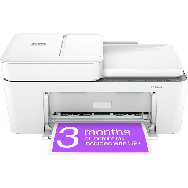 HP Deskjet 4220e All-In-One Inkjet Printer - White / Grey