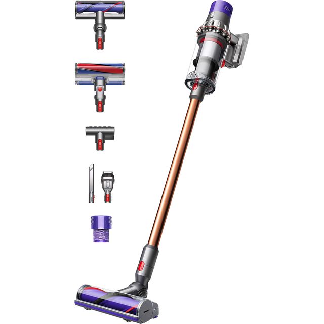 Dyson V10 Absolute Cordless Vacuum Cleaner with up to 60 Minutes Run Time - Nickel / Yellow