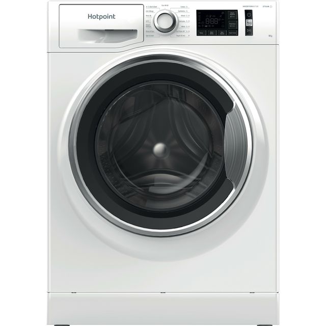 Hotpoint Anti-Stain NM11 948 WC A UK 9kg Washing Machine with 1400 rpm - White - A Rated