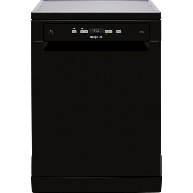 Hotpoint HFC3C26WCBUK Standard Dishwasher – Black – E Rated
