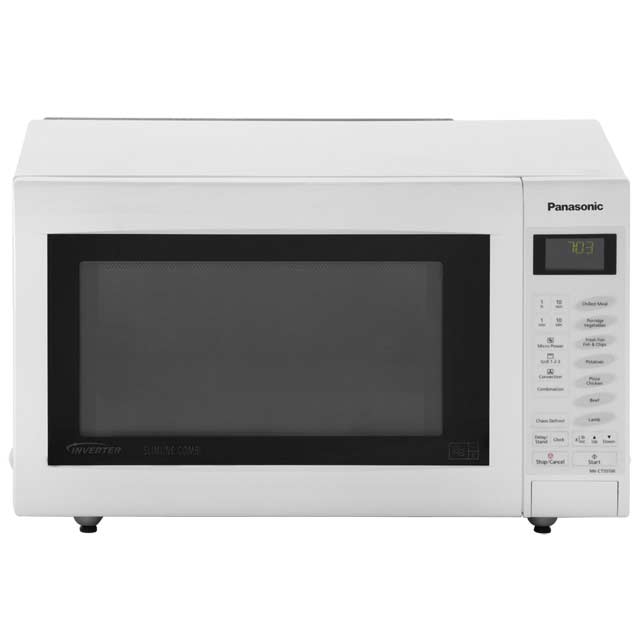 Panasonic Slimline Combination Nn Ct555wbpq 27 Litre Panasonic Slimline Combination Nn Ct555wbpq 27 Litre Microwave Oven White