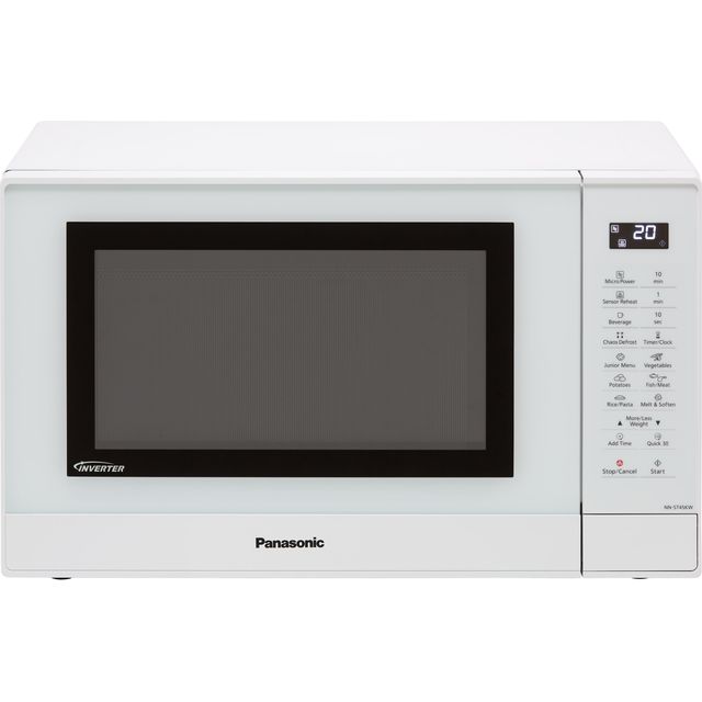 Panasonic NN-ST45KWBPQ 31cm tall, 52cm wide, Freestanding Microwave - White