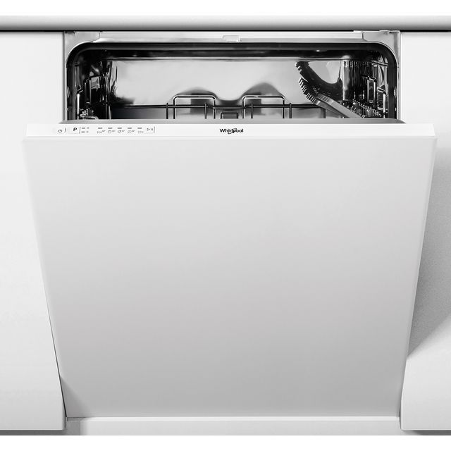 Whirlpool WIE2B19NUK Fully Integrated Standard Dishwasher - White Control Panel with Fixed Door Fixing Kit - F Rated