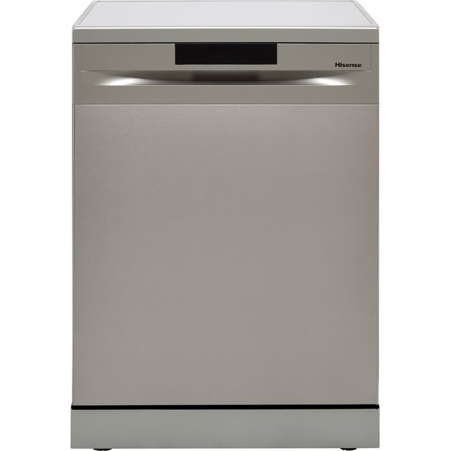 Hisense HS620D10XUK Standard Dishwasher – Stainless Steel – D Rated