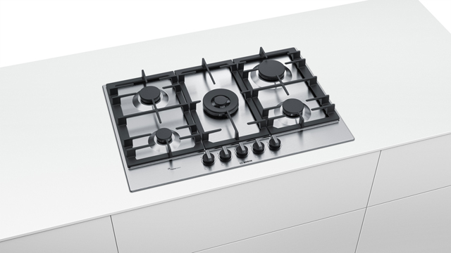 Bosch Series 6 PCQ7A5B90 Built In Gas Hob - Stainless Steel - PCQ7A5B90_SS - 5