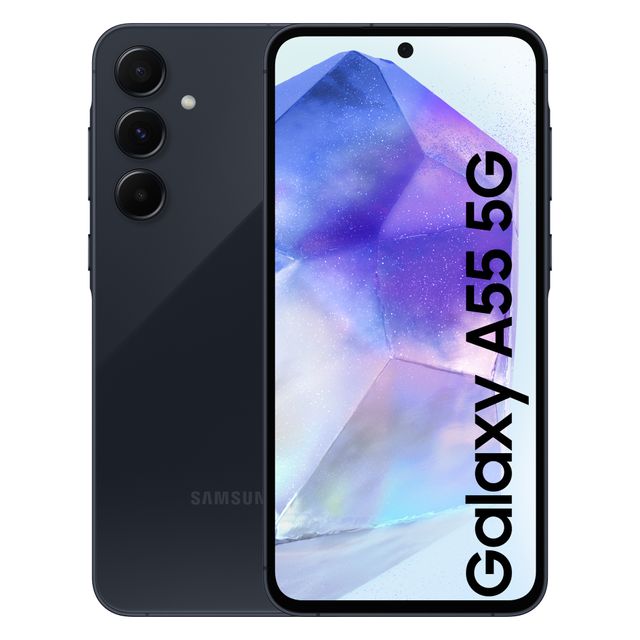 Samsung Galaxy A55 5G 128GB Smartphone 8GB RAM Unlocked Dual-Sim-Free - Navy A