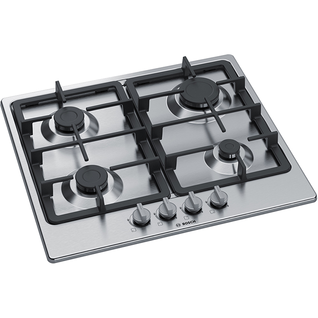 Bosch Series 4 PGP6B5B90 Built In Gas Hob - Stainless Steel - PGP6B5B90_SS - 2