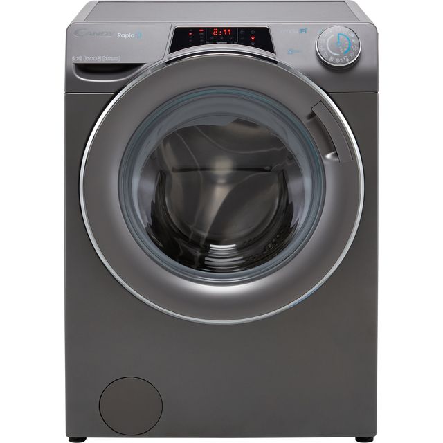 Candy Rapid RO16106DWMCRE 10kg Washing Machine with 1600 rpm - Graphite - A Rated