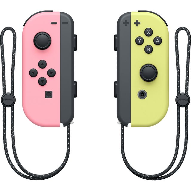 Nintendo Joy-Con Wireless Gaming Controller - Pastel Pink / Pastel Yellow