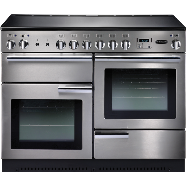 Rangemaster Professional Plus PROP110ECSS/C 110cm Electric Range Cooker with Ceramic Hob - Stainless Steel - A/A Rated