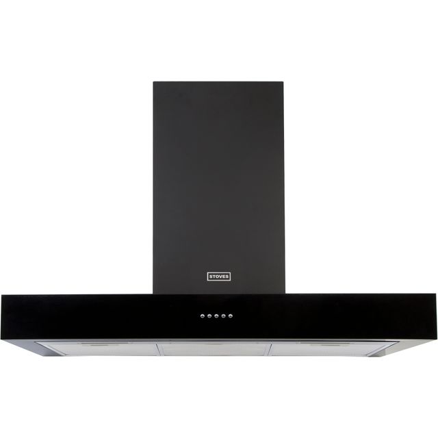 Stoves Sterling ST S1000 STER FLAT BLK 100 cm Chimney Cooker Hood Review