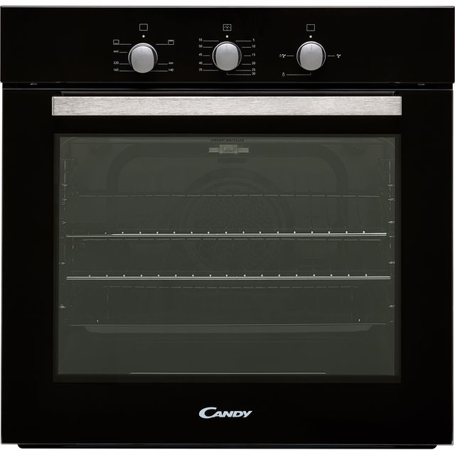Candy OCGF12B Built In Gas Single Oven - Black - A+ Rated
