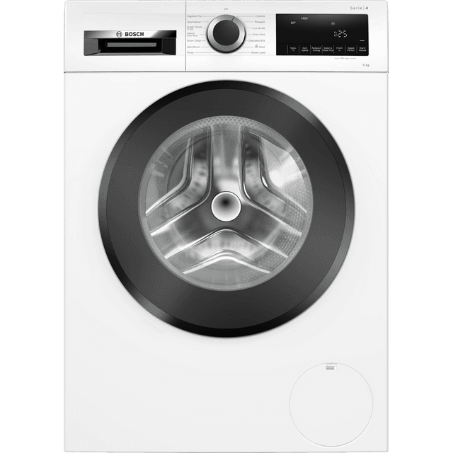 Bosch Series 4 WGG04409GB 9kg Washing Machine with 1400 rpm - White - A Rated