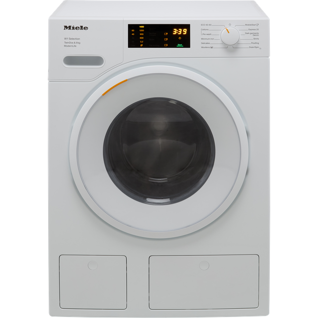 Miele W1 WSD663 8kg Washing Machine with 1400 rpm - White - A Rated
