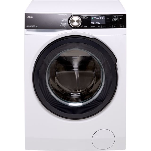 AEG 9000 AbsoluteCare LFR95146WS 10kg Washing Machine with 1400 rpm - White - A Rated