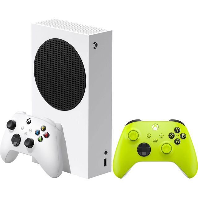 Xbox Series S 512 GB with Extra Electric Volt Wireless Controller - White