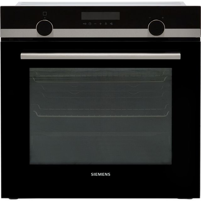 Siemens IQ-500 HB578A0S6B Wifi Connected Built In Electric Single Oven and Pyrolytic Cleaning – Stainless Steel – A Rated