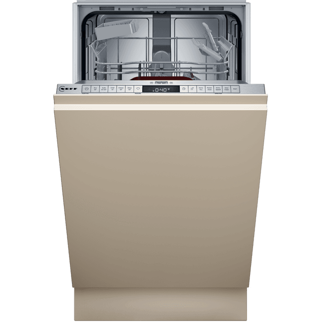 NEFF N50 S875HKX21G Wifi Connected Fully Integrated Slimline Dishwasher – Stainless Steel Control Panel – E Rated