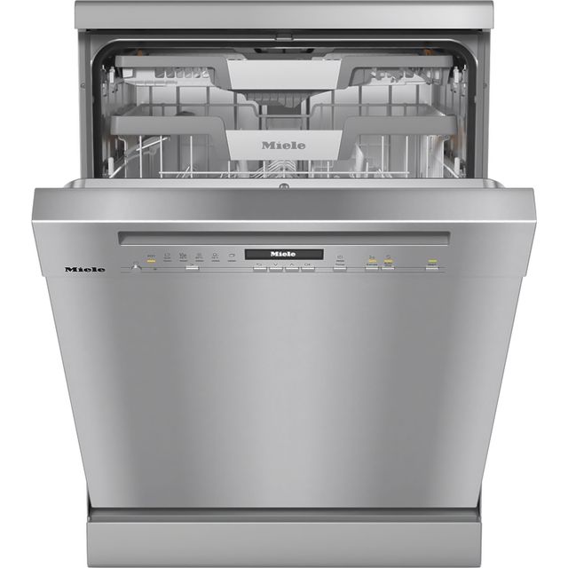 MIELE AutoDos G7130 SC Full-size WiFi-enabled Dishwasher – Silver, White