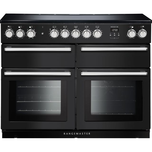 Rangemaster Nexus SE NEXSE110EICB/C 110cm Electric Range Cooker with Induction Hob - Charcoal Black - A/A/A Rated