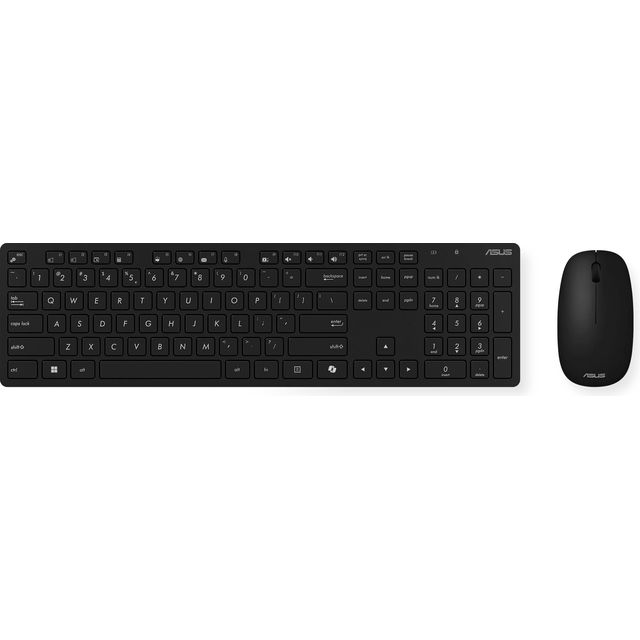 ASUS W5000 KEYBOARD+MOUSE Wireless Keyboard with Optical Mouse - Black