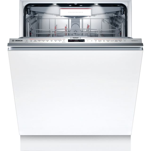 Bosch Series 8 SMD8YCX02G Integrated Standard Dishwasher - Stainless Steel - SMD8YCX02G_WH - 1