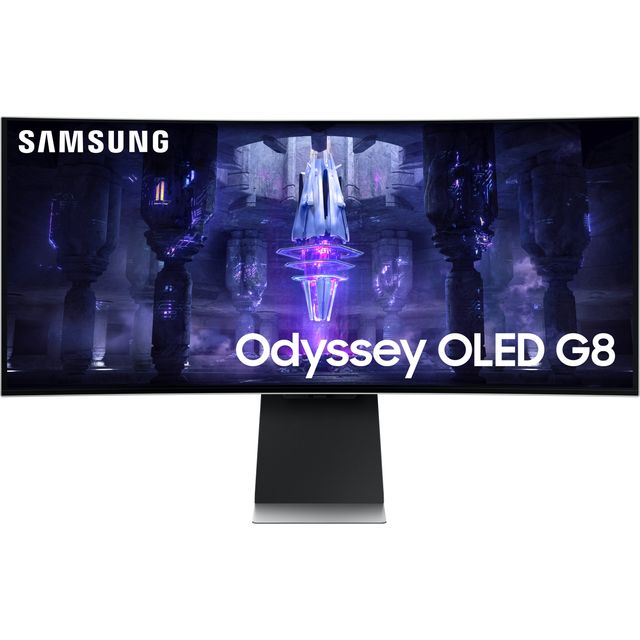 Samsung 34 UltraWide Quad HD 175Hz Curved Gaming Monitor with AMD FreeSync - Silver