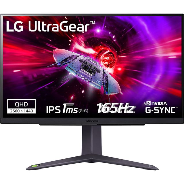 LG UltraGear™ 27" Quad HD 165Hz Gaming Monitor with AMD FreeSync with NVidia G-Sync - Black