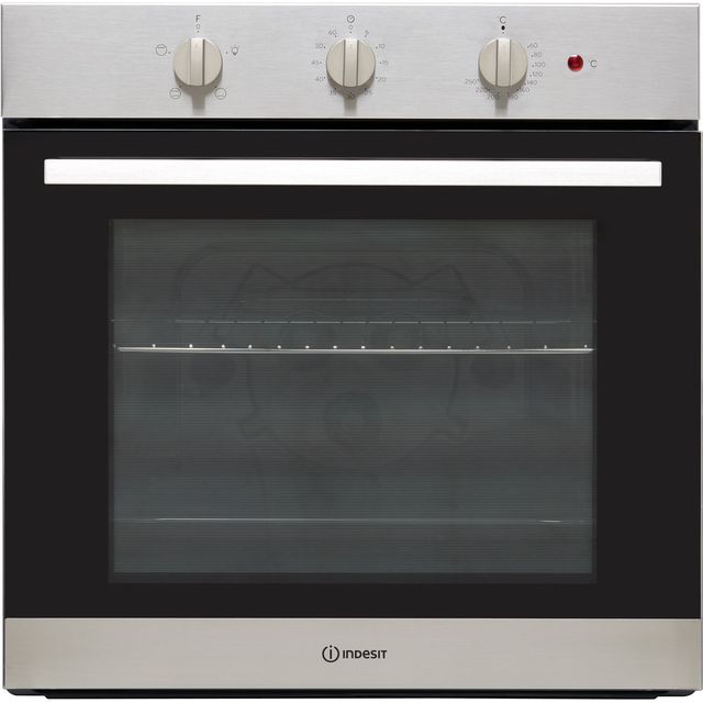 Indesit Aria IFW6230IX Built In Electric Single Oven - Stainless Steel - A Rated