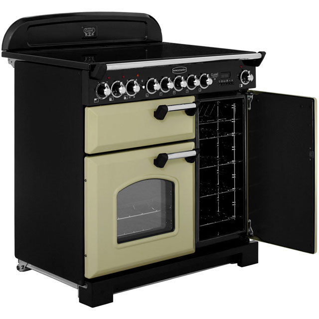 Rangemaster CDL90EIRP/B Classic Deluxe 90cm Electric Range Cooker - Royal Pearl / Brass - CDL90EIRP/B_RP - 4