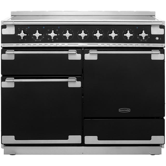 Rangemaster Elise ELS110EIGB 110cm Electric Range Cooker with Induction Hob - Black - A/A Rated
