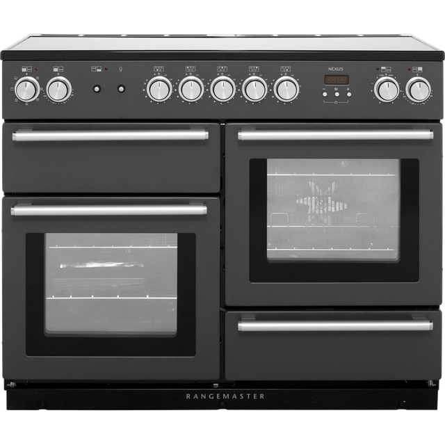 Rangemaster Nexus NEX110EISL/C 110cm Electric Range Cooker with Induction Hob - Slate - A/A Rated