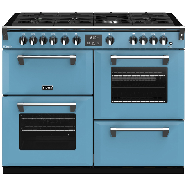 Stoves Colour Boutique Collection Richmond Deluxe S1100G CB 110cm Gas Range Cooker with Electric Grill - Days Break - A/A/A Rated