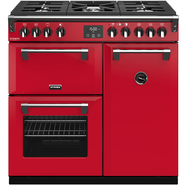 Stoves Colour Boutique Collection Richmond Deluxe S900G CB 90cm Gas Range Cooker - Hot Jalapeno - A/A/A Rated