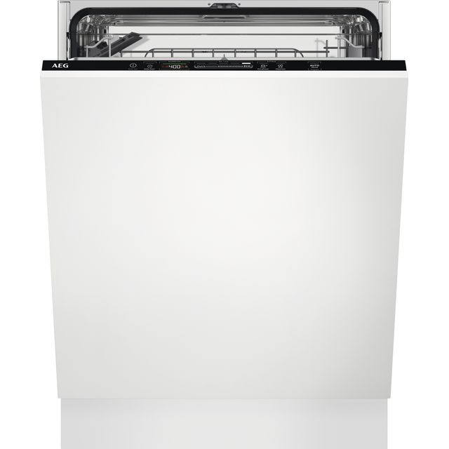 AEG FSS53637Z Fully Integrated Standard Dishwasher - White Control Panel - D Rated