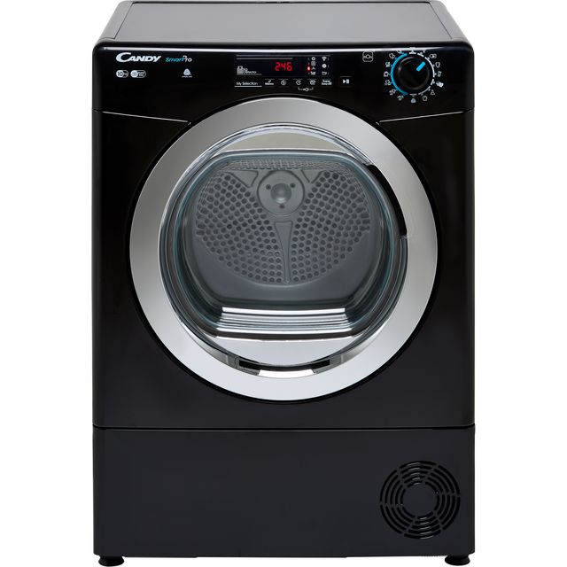 Candy Smart Pro CSOEC10DCGB Wifi Connected 10Kg Condenser Tumble Dryer - Black - B Rated