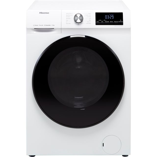 Hisense 3 Series WFQA1214EVJM 12Kg Washing Machine - White - WFQA1214EVJM_WH - 1