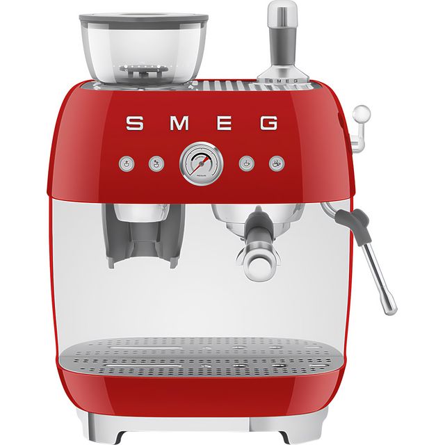 Smeg 50's Style EGF03RDUK Espresso Coffee Machine - Red