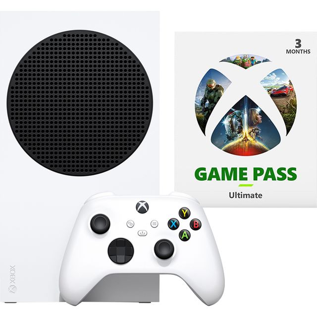 Xbox Series S 512GB with Starter Bundle of 3 Months Xbox Game Pass Ultimate - White