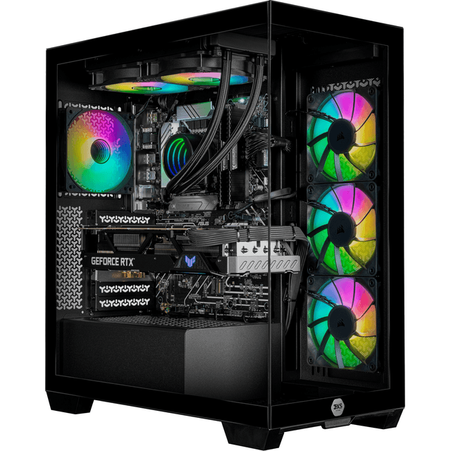 3XS Core 4080 SUPER RGB Gaming Tower – NVIDIA GeForce RTX 4080 SUPER, Intel® Core™ i7, 1TB SSD – Black