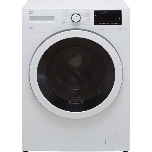 Beko RecycledTub® WDER7440421W 7Kg / 4Kg Washer Dryer with 1400 rpm – White – D Rated