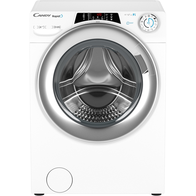 Candy Rapido RO16106DWHC7 Wifi Connected 10Kg Washing Machine with 1600 rpm - White - A+++ Rated - RO16106DWHC7_WH - 1
