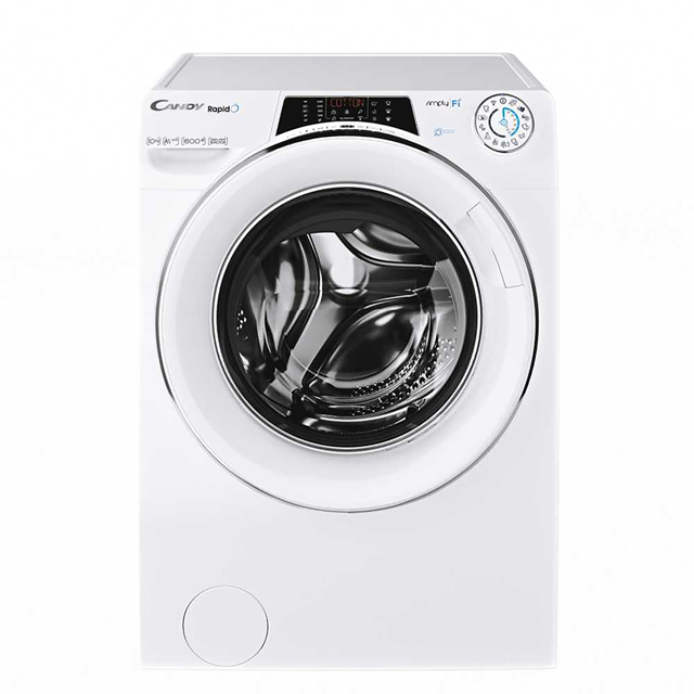 Candy Rapido RO1696DWHC7/1 Wifi Connected 9Kg Washing Machine with 1600 rpm - White - A+++ Rated