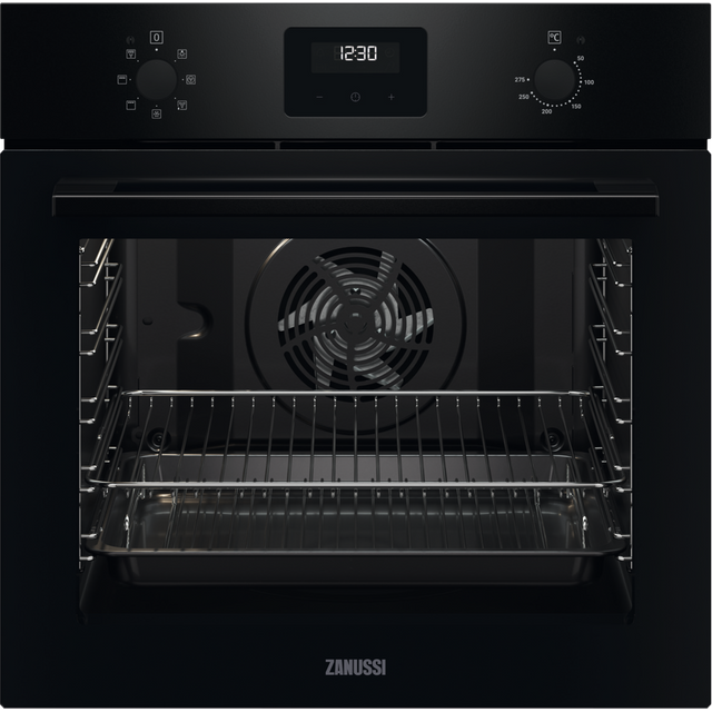 Zanussi ZOHNX3K1 Built In Electric Single Oven - Black - A Rated