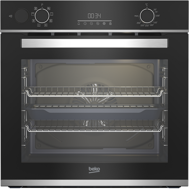 Beko AeroPerfect RecycledNet BBIS25300XC Built In Electric Single Oven - Stainless Steel - A Rated
