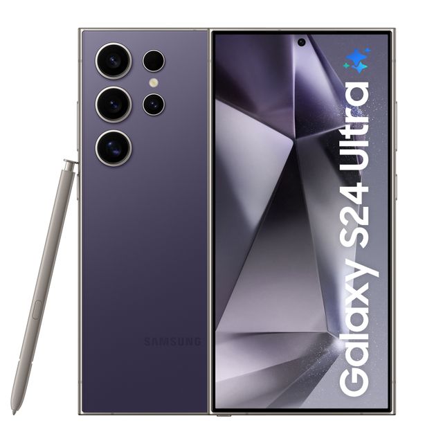 Samsung Galaxy S24 Ultra 256 GB Smartphone in Titanium Violet