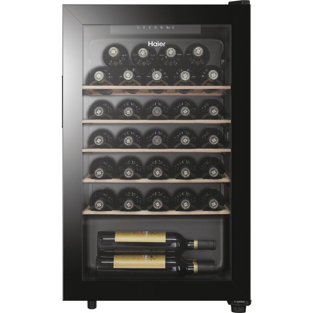 Haier Wine Bank 50 Serie 3 HWS33GG Wine Cooler - Black - G Rated