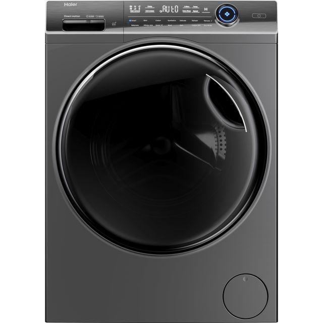 Haier i-Pro Series 7 Plus HW100-B14979S8U1 10kg Washing Machine with 1400 rpm - Graphite - A Rated