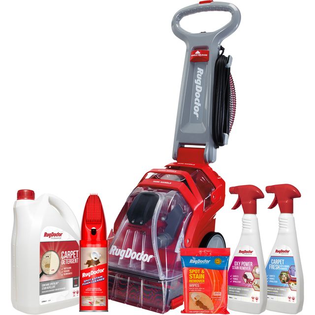 Rug Doctor 1095527 Carpet Cleaner with Tool Kit and Detergent Bundle